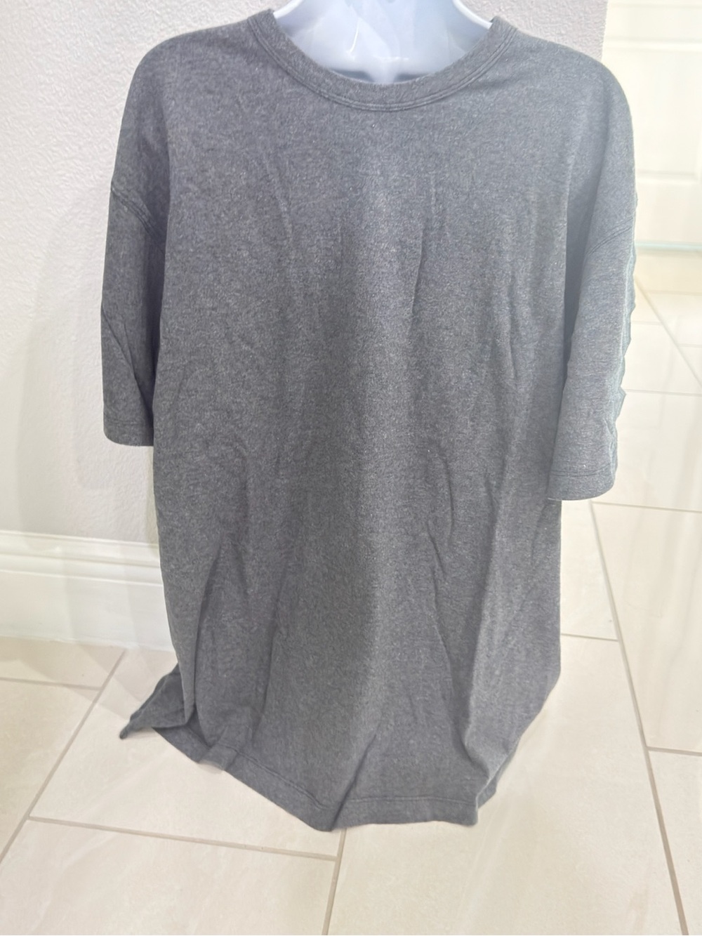 Old Navy Gray Mini T-Shirt Dress
